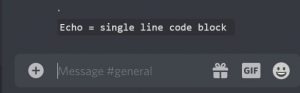 How to post code in discord
