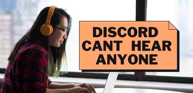 Discord can’t hear anyone