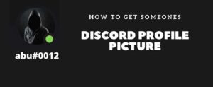 How to get someone's discord profile picture
